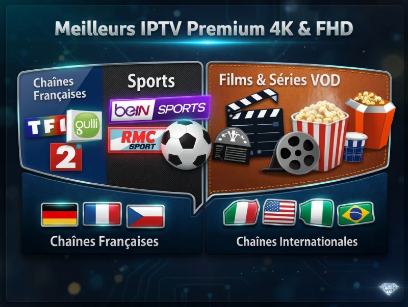 Abonnement IPTV Premium background